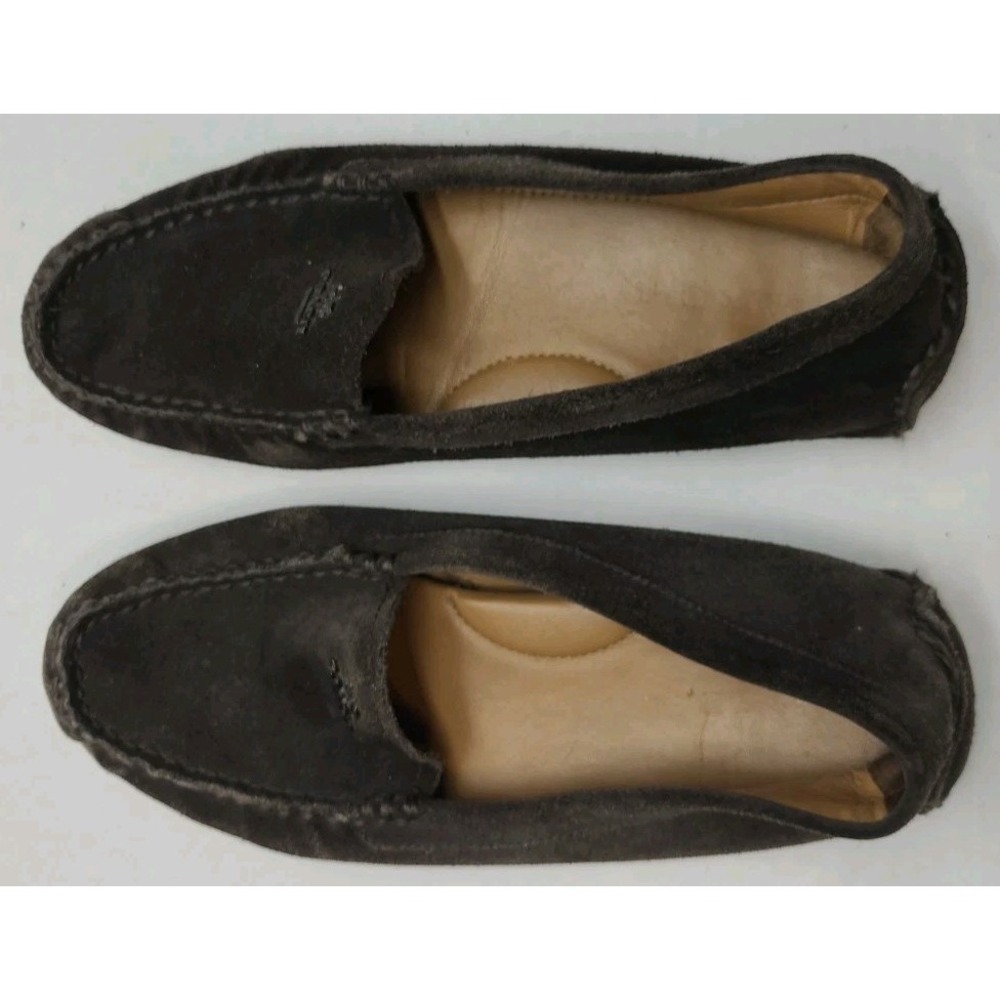 Coach Amber Brown Moccasins Coach New York Carriage Logo Size 7.5 B - Picture 4 of 11